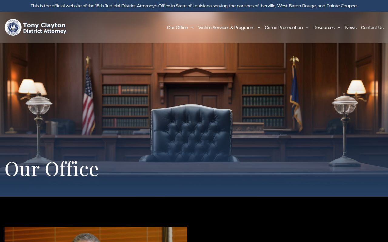 Iberville Parish criminal court records District Attorney contact