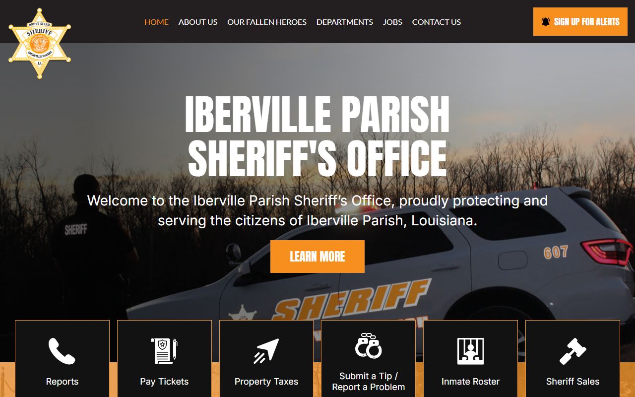 Iberville Parish court records Sheriff homepage