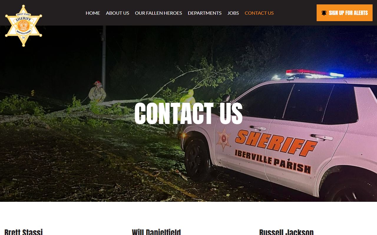 Iberville Parish inmate records Sheriff contact directory