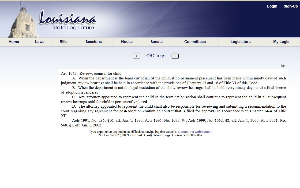 Iberville Parish marriage and divorce records Louisiana juvenile confidentiality statute